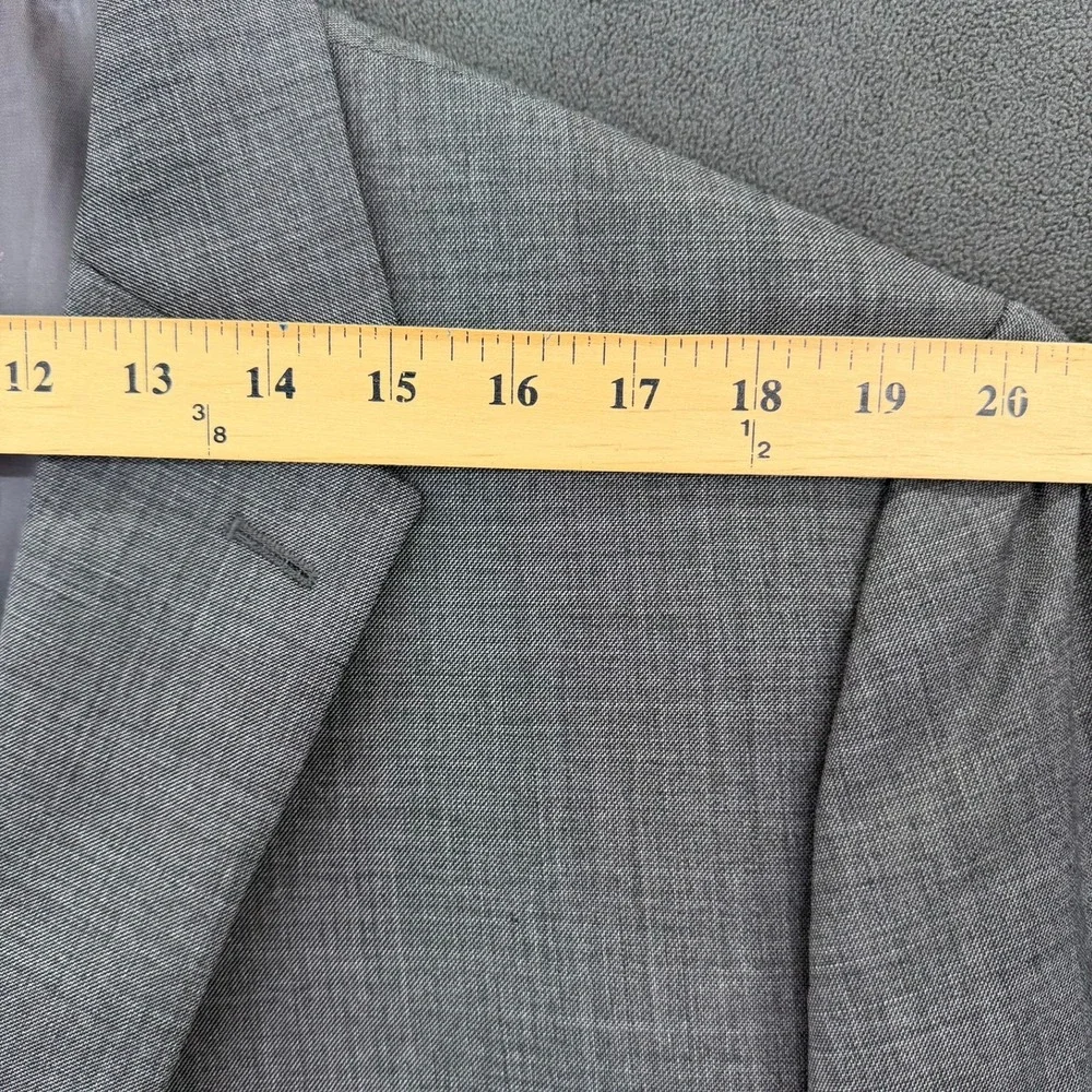 Lauren Ralph Lauren Mens 48L Grey 100% Wool Natural Stretch Blazer Sport Coat